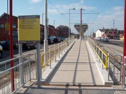 Looking towards the platform from the Droylsden end