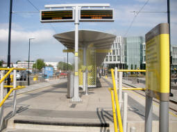 The entrance at the non-terminating end