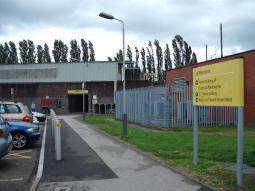 Looking back towards the entrance