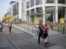 The entrance at the terminating (St. Peter's Square ultimately) end